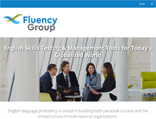 Tablet Screenshot of fluencygroup.com